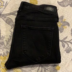 Black Abercrombie Ripped Jeans